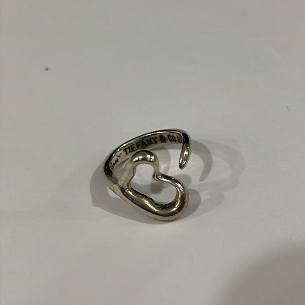 Tiffany & Co Elsa Peretti Open Heart Ring